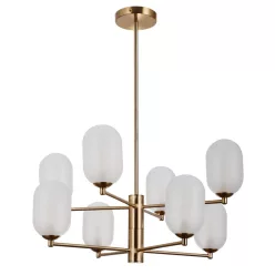   ITALUX PND-4215-8AHBRSAT PERANO Vintage Csillár Antik Bronz, Szatén G9 IP20