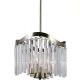 ITALUX PND-44544-3 SABRIGA Kristály Függesztett Lámpa Antik Bronz E14 IP20
