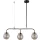 ITALUX PND-48882-3 VALPENA Modern Függesztett Lámpa Antik Bronz, Matt Fekete E14 IP20