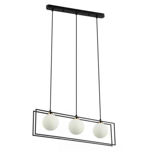 ITALUX PND-53423-3-BK GROSETTA Modern Függesztett Lámpa Fehér, Fekete G9 IP20