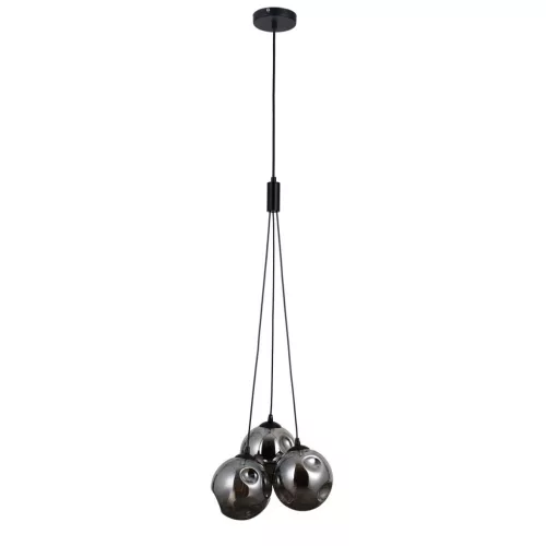 ITALUX PND-54456-3AHBSMG PERLOS Többágú Függesztett Lámpa Matt Fekete, Grafit G9 IP20