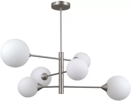 Italux EVORA PND-55342-6-SN Plafonlámpa 6x5W/G9 IP20