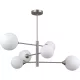 Italux EVORA PND-55342-6-SN Plafonlámpa 6x5W/G9 IP20
