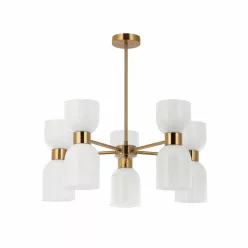 Italux Monza PND-57602-5-BRO Csillár 10x40W/E27 IP20