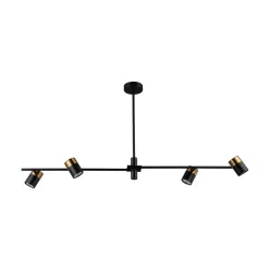 Italux Elice PND-58892-4-BK-BRO Plafonlámpa 4x35W/GU10 IP20