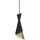 ITALUX PND-85949-1-BK-GD MALIA Modern Függesztett Lámpa Fekete, Arany E27 IP20