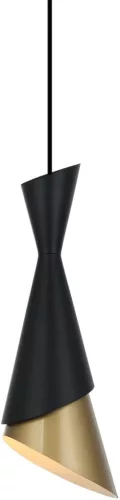 ITALUX PND-85949-1-BK-GD MALIA Modern Függesztett Lámpa Fekete, Arany E27 IP20