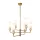 Italux Santos PND-95331-6-BRSS Plafonlámpa 6x40W/G9 IP20