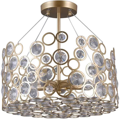 ITALUX PNPL-33064-5-CH-G NARDO Kristály Függesztett Lámpa Pezsgő E14 IP20