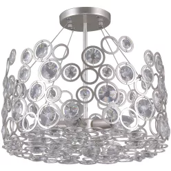   ITALUX PNPL-33064-5-CH-S NARDO Kristály Függesztett Lámpa Pezsgő E14 IP20