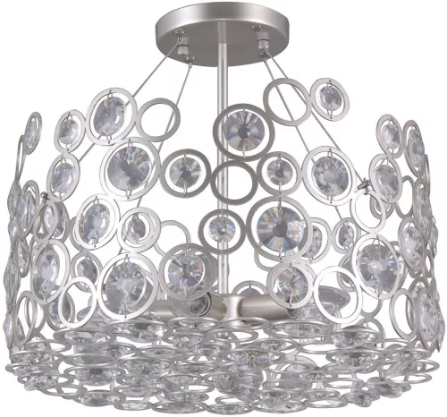 ITALUX PNPL-33064-5-CH-S NARDO Kristály Függesztett Lámpa Pezsgő E14 IP20