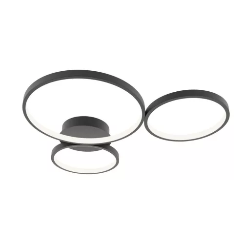 Italux Maver SPL-20452-3-BK Süllyesztett mennyezeti lámpa 3x40W/LED 3000K|4000K|6000K 2100lm IP20