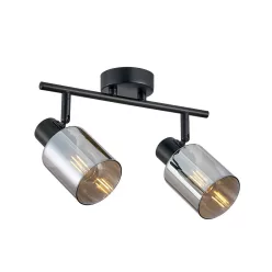 Italux Santia SPL-65342-2-BK-SG Spotlámpa 2x40W/E14 IP20