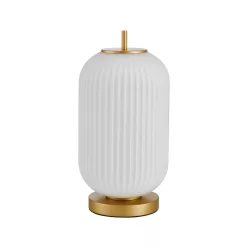 Italux Olmeto TB-28798-1-GD-WH Asztali lámpa 1x40W/E27 IP20