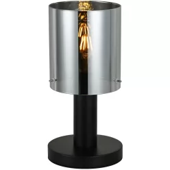 Italux SARDO TB-5581-1-BK+SG Asztali lámpa 1x40W/E27 IP20