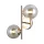 Italux Erimida WL-2244-2-GD Fali lámpa 2x5W/G9 IP20