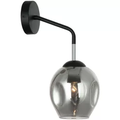 Italux BORGO WL-30843-1 BK+SG Fali lámpa 1x40W/E27 IP20