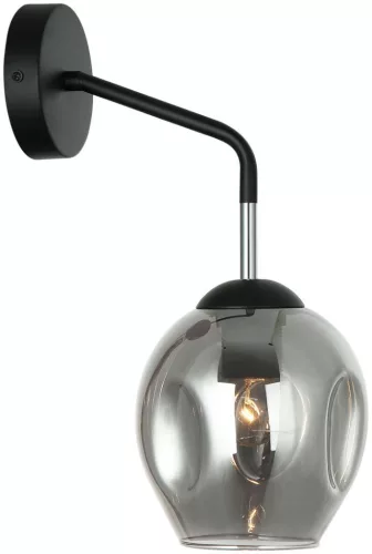 Italux BORGO WL-30843-1 BK+SG Fali lámpa 1x40W/E27 IP20