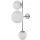 Italux VAILANTE WL-31221-3B-CH Fali lámpa 3x5W/E27+E14 IP20