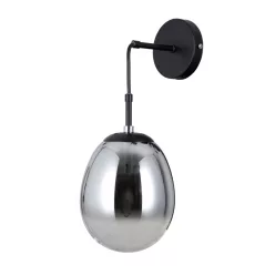 Italux Meolo WL-40825-1-BK Fali lámpa 1x40W/E14 IP20