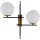 Italux STELIA WL-43660-2 Fali lámpa 2x5W/E14 IP20