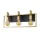 Italux PRIMERO WL-44003-3-BK-GD Fali lámpa 3x60W/E27 IP20