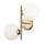 Italux Mirellio WL-66463-2-HB Fali lámpa 2x5W/G9 IP20