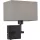 Italux NORTE WL-1122-1-A-BM-RC-GR Fali lámpa 1x60W/E27 IP20