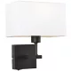 Italux NORTE WL-1122-1-A-BM-RC-WH Fali lámpa 1x60W/E27 IP20