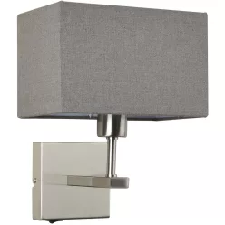 Italux NORTE WL-1122-1-A-SN-RC-GR Fali lámpa 1x60W/E27 IP20