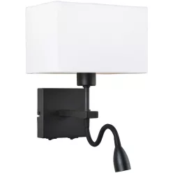   Italux NORTE WL-1122-2-BL-BM-RC-WH Fali lámpa 2x60W, 3W/E27, LED 3000K 350LM IP20