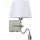 Italux NORTE WL-1122-2-BL-SN-RO-WH Fali lámpa 2x60W, 3W/E27, LED 3000K 350LM IP20