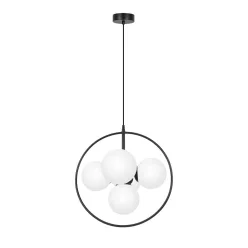 KAJA K-3838 INEZ Fekete Színű Függeszték 5xE14 10W IP20