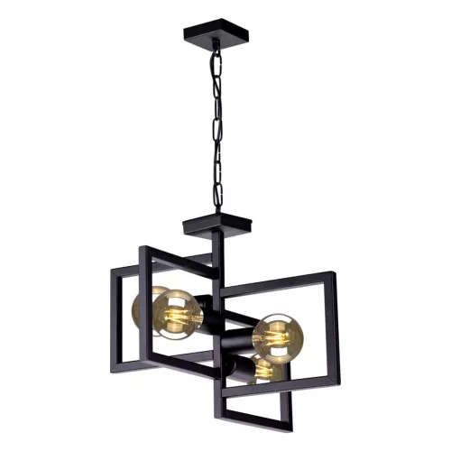 KAJA K-4036 LAVAYA Fekete Színű Függeszték 4xE27 15W IP20