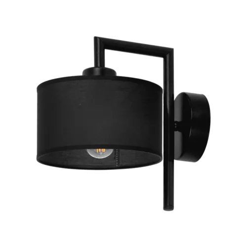 KAJA K-4324 SIMONE BLACK Fekete Színű Fali Lámpa 1xE27 15W IP20