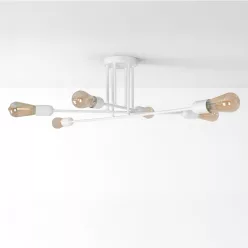   KAJA K-4393 SITYA WHITE Fehér Színű Mennyezeti Lámpa 6xE27 15W IP20