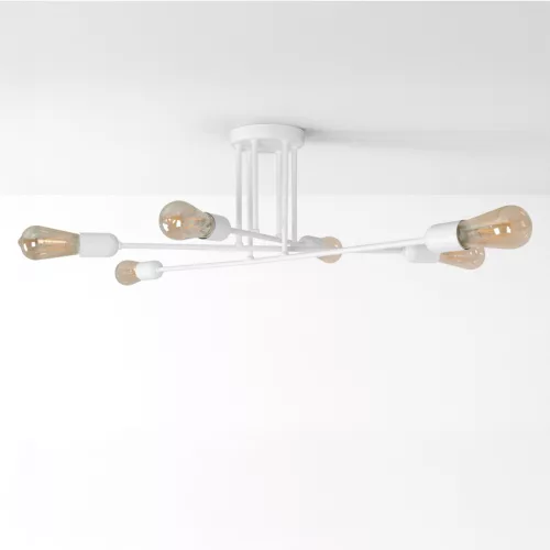 KAJA K-4393 SITYA WHITE Fehér Színű Mennyezeti Lámpa 6xE27 15W IP20