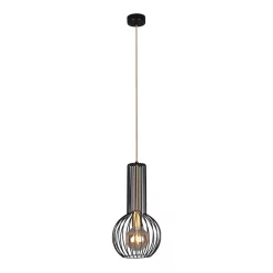   KAJA K-4520 ARVI BLACK Fekete Színű Függeszték 1xE27 15W IP20