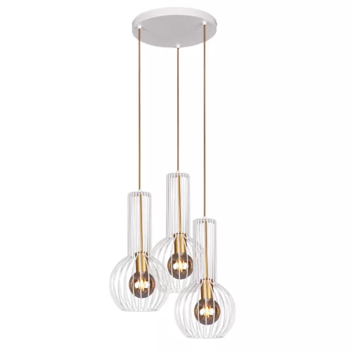 KAJA K-4527 ARVI WHITE Fehér Színű Függeszték 3xE27 15W IP20