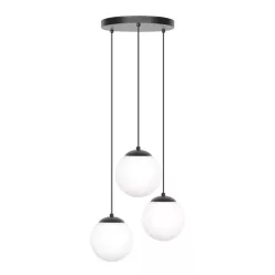   KAJA K-4746 CAMINA Fekete Színű Függeszték 3xE27 15W IP20