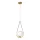 KAJA K-4775 NEVE GOLD Sárgaréz Színű Függeszték 1xE14 10W IP20