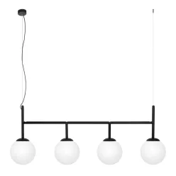 KAJA K-4883 FARO Fekete Színű Függeszték 4xE14 10W IP20