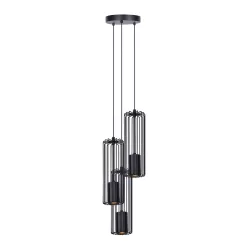   KAJA K-4932 FALCON Fekete Színű Függeszték 3xGU10 10W IP20