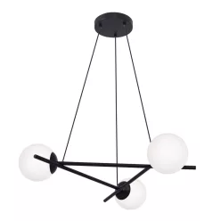 KAJA K-4966 ARTON Fekete Színű Függeszték 3xE27 15W IP20