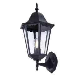   KAJA K-5006A UP CZARNY LOZANA Fekete Színű Fali Lámpa 1xE27 15W IP44