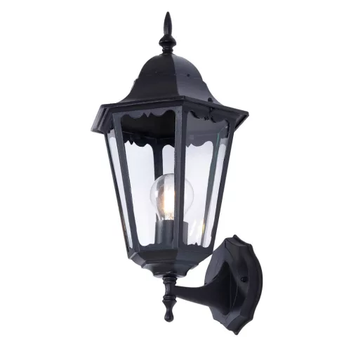 KAJA K-5006A UP CZARNY LOZANA Fekete Színű Fali Lámpa 1xE27 15W IP44