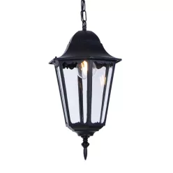   KAJA K-5006H CZARNY LOZANA Fekete Színű Kültéri Függeszték 1xE27 15W IP44