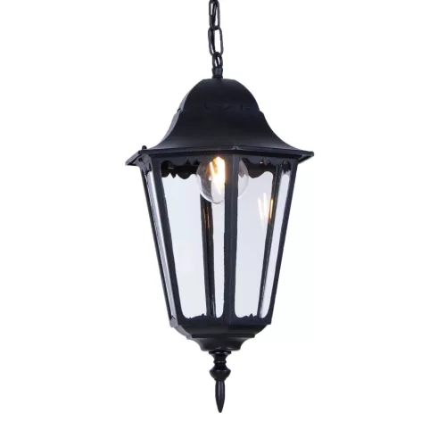 KAJA K-5006H CZARNY LOZANA Fekete Színű Kültéri Függeszték 1xE27 15W IP44