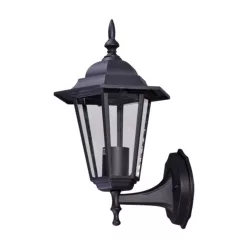   KAJA K-5009A UP CZARNY STANDARD Fekete Színű Fali Lámpa 1xE27 15W IP44