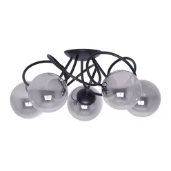   KAJA K-5117 RUBI Szürke Színű Mennyezeti Lámpa 5xE14 10W IP20